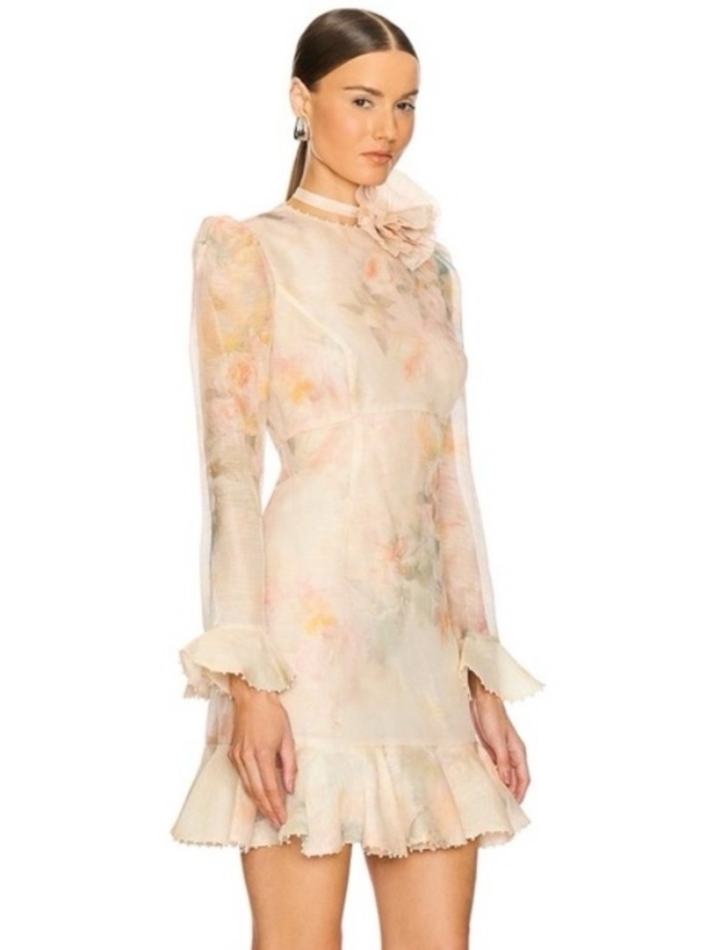 Crush Flower Mini Dress in Ciara Floral Zimmermann size AU3- US 10